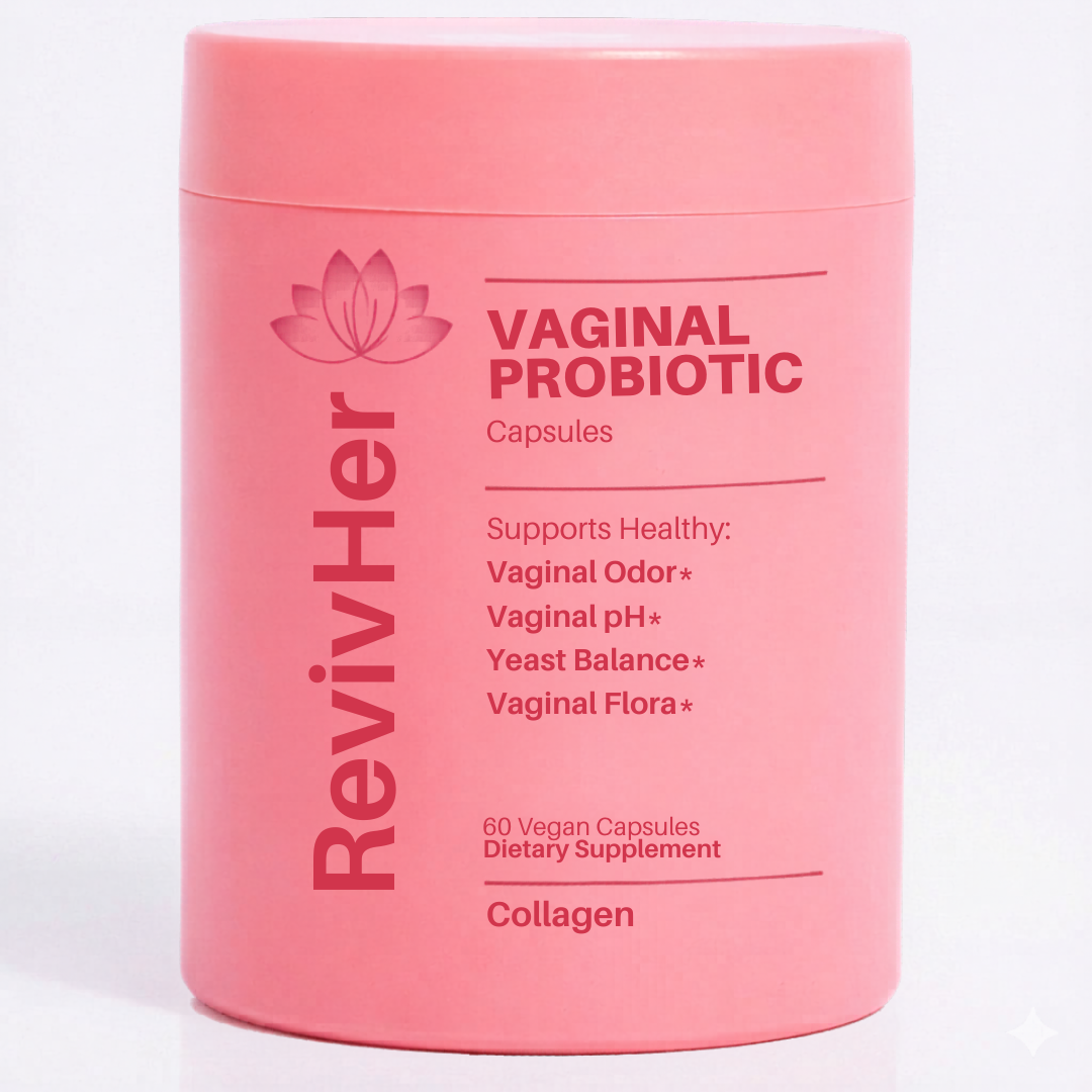 RevivHer Vaginal Health Complete: Probiotic + Collagen + pH Support